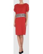 Class Roberto Cavalli Short Dress - Lyst
