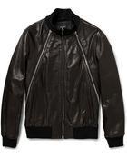 Givenchy Leather Bomber Jacket - Lyst