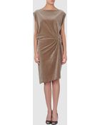 Jil Sander Short Dress - Lyst