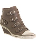Ash Genial Wedge Boot - Lyst