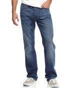 7 For All Mankind Standard Beryl Blue Jeans - Lyst