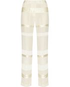3.1 Phillip Lim Grunge Paneled Silk-Crepe Pants - Lyst