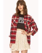 Forever 21 Rustic Plaid Flannel - Lyst