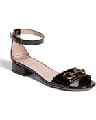Gucci Liliane Ankle Strap Sandal - Lyst