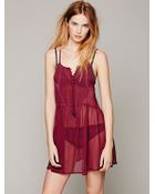 Free People Tuxedo Slip - Lyst