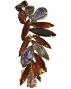 Lizzie Fortunato Jewels Crystal Floral Ear Cuff - Lyst