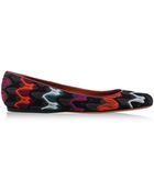 Missoni Ballerinas - Lyst