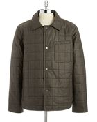 Tumi Quilted Shirt Jacket - Lyst