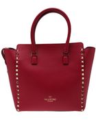 Valentino Rock Studded Shopper Tote - Lyst