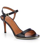 Givenchy Classic Embossed Leather Sandals - Lyst