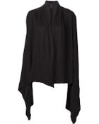 Rick Owens Cashmere Hooded Wrap Sweater - Lyst