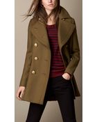 Burberry Oversize Felted Wool Coat - Lyst