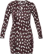 Diane von Furstenberg Fbii Reina Long sleeved Dress - Lyst