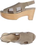 Ellen Verbeek Platform Sandals - Lyst