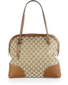 Gucci Medium Bree Gg Dome Satchel - Lyst