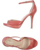 Guess Platform Sandals - Lyst