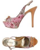 Guess Platform Sandals - Lyst