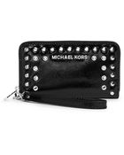 MICHAEL Michael Kors Jet Set Leather Travel Phone Case - Lyst