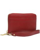 Tusk Leather Smartphone Zip Wristlet - Lyst