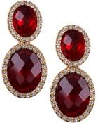Anne Klein Drop Clip Earrings - Lyst