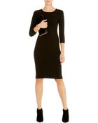 Karen Millen Sporty Bandage Knit Dress - Lyst