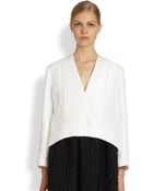 Honor Satin Hi-Lo Jacket - Lyst