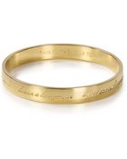 Kate Spade Idiom Bangle - Lyst