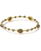 Alexis Bittar Thin Lace Pyrite Doublet Bangle - Lyst
