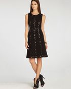 BCBGMAXAZRIA Dress Marae Blocked Aline - Lyst