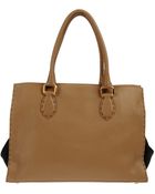 Fendi Large Leather Bag - Lyst