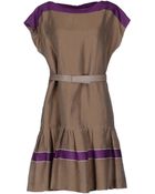 Max Mara Studio Short Dress - Lyst