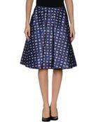 Rochas Knee Length Skirt - Lyst
