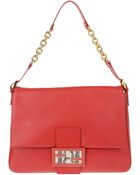 Fendi Medium Leather Bag - Lyst