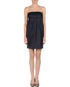 Gold Case Short Dress - Lyst
