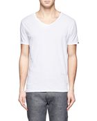 Scotch & Soda Vneck Basic Tshirt - Lyst