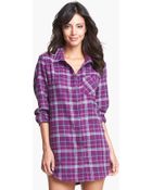 Make + Model Flannel Nightshirt - Lyst