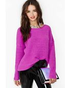 Nasty Gal Hyped Up Sweater - Lyst