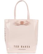 Ted Baker Gemcon Metallic Bow Tote - Lyst