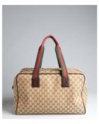Gucci Gg Canvas Medium Carryon Duffel - Lyst