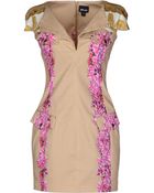 Just Cavalli Short Dress - Lyst