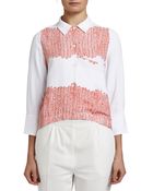 Maiyet Cropped Button Down Shirt - Lyst