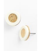 Marc By Marc Jacobs Dynamite Coin Stud Earrings - Lyst