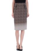 Maurizio Pecoraro Knee Length Skirt - Lyst