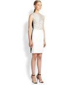 Narciso Rodriguez Mixed Media Dress - Lyst
