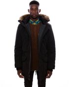 Pull&Bear Hooded Parka - Lyst