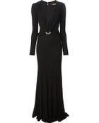 Roberto Cavalli Draped Gown - Lyst