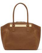 Vince Camuto Jace Leather Tote - Lyst