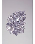 Bebe Crystal Flower Hair Clip - Lyst