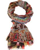 Etro Patterned Scarf - Lyst