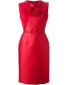 Giambattista Valli Gathered Shift Dress - Lyst